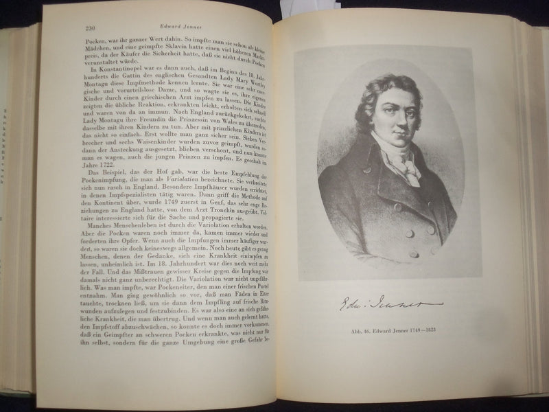1959 GROBE ARZTE HARDCOVER BOOK BY DR. HENRY E. SIGERIST - GERMAN TEXT - KD 9003