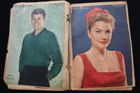 1955-1956 MOVIE STARS COLOROTO PHOTOS SCRAPBOOK - R. BURTON - L. CARON - E 24922