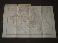 1884 ABEL HEYWOOD'S PENNY GUIDES TO OXFORD - U. K. - NICE MAP - J 3449