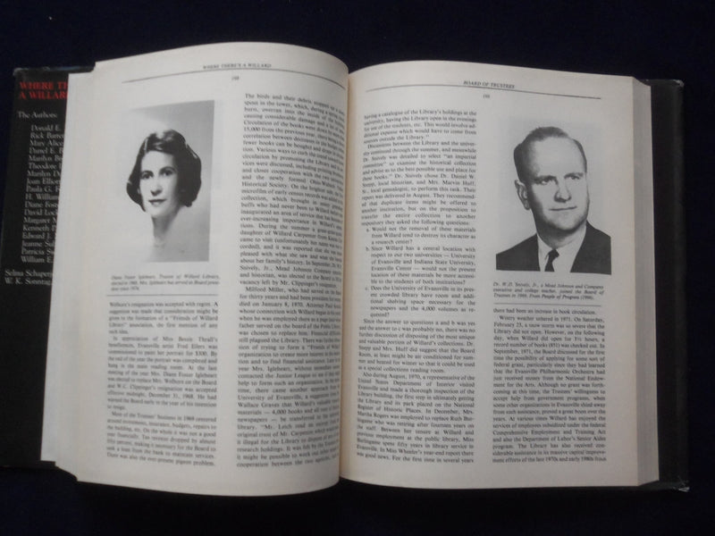 1986 WHERE THERE'S A WILLIARD HARDCOVER BOOK - WILLIARD LIBRARY - KD 1111D