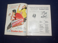 1957 OCTOBER 26 NAVY VS. PENNSYLVANIA FOOTBALL PROGRAM - NICE PHOTOS - J 9455