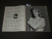 1993 JUNE 6 NEW YORK TIMES MAGAZINE SECTION - NATASHA RICHARDSON - J 3071