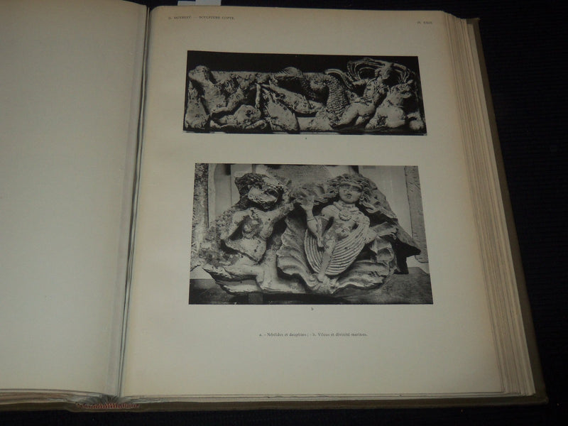 1931 LA SCULPTURE COPTE PAR GEORGES DUTHUIT FRENCH VOLUME - 72 PLATES - Z 219