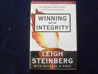 1998 WINNING WITH INTEGRITY HARDCOVER BOOK BY LEIGH STEINBERG - SIGNED - KD 9328