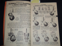 1930'S DARNELL CASTER & WHEEL MANUAL NUMBER 38 - DARNELL CORPORATION - J 8847