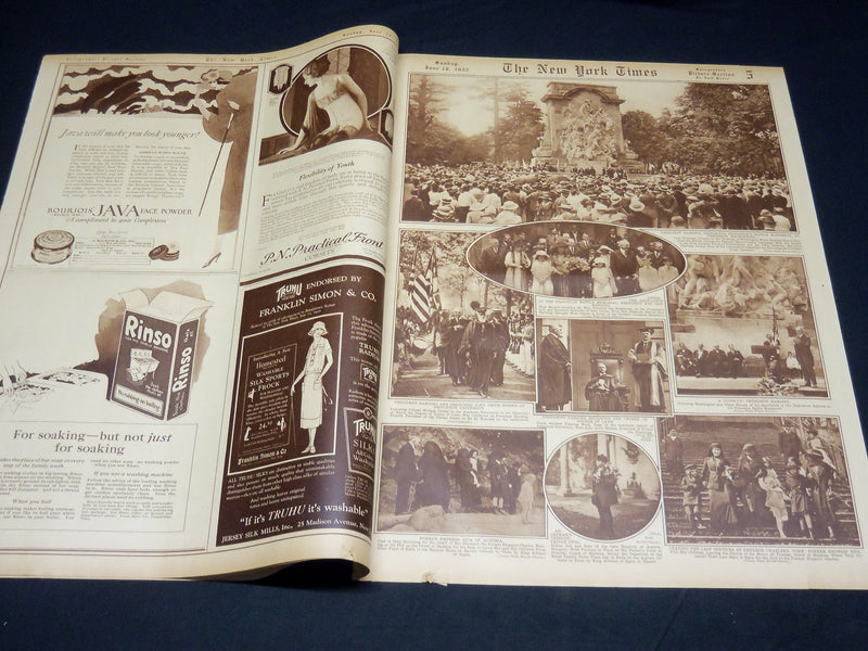 1922 JUNE 18 NEW YORK TIMES PICTURE SECTION NO. 4 & 5 - ENGLISH DERBY - NT 8863