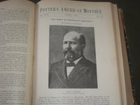 1882 JAN-SEPT POTTER'S AMERICAN MONTHLY MAGAZINE VOLUME - LONGFELLOW - KD 4630