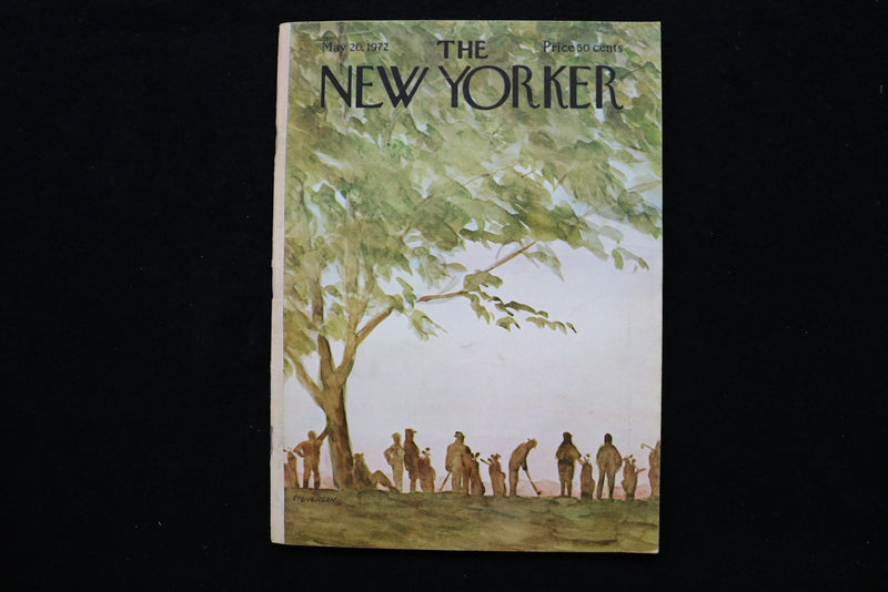 1972 MAY 20 NEW YORKER MAGAZINE - GREAT ILLUSTRATED COVER - NY 2861