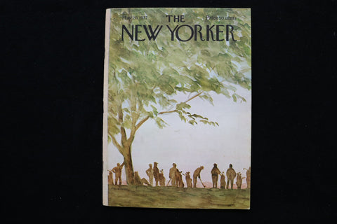 1972 MAY 20 NEW YORKER MAGAZINE - GREAT ILLUSTRATED COVER - NY 2861