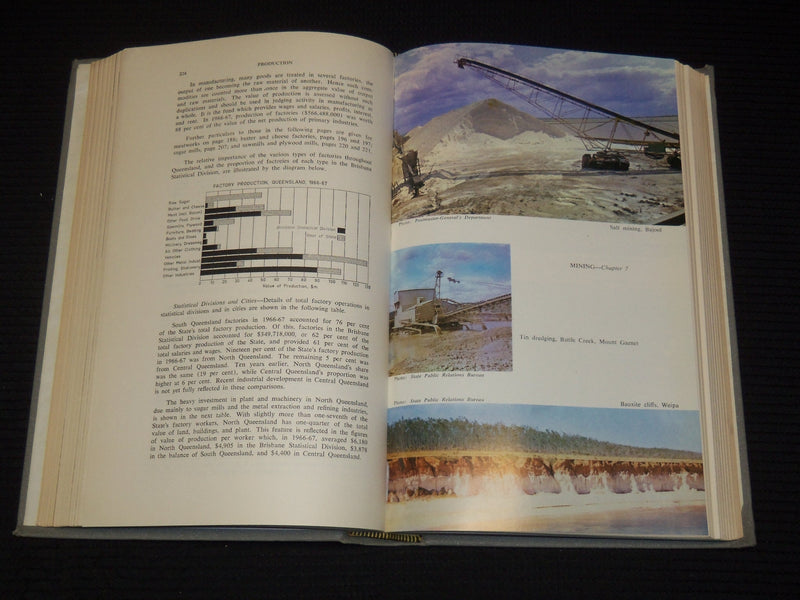 1960-1969 QUEENSLAND YEAR BOOK LOT OF 10 - GOV. STATISTICIAN BRISBANE - KD 1D