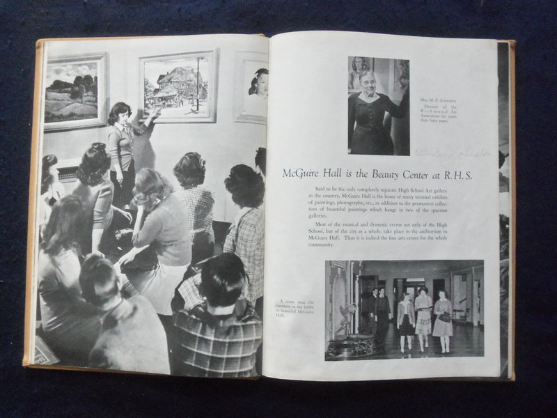 1944 PIERIAN RICHMOND HIGH SCHOOL YEARBOOK - RICHMOND, INDIANA - YB 1926K