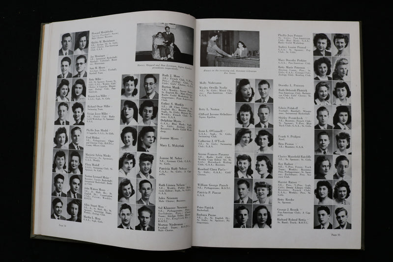 1944 THE AITCHPE HYDE PARK HIGH SCHOOL YEARBOOK - CHICAGO, ILLINOIS - YB 3504