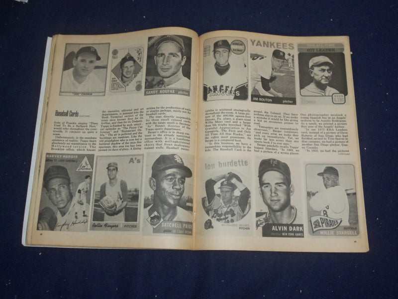 1974 POPULAR SPORTS GRAND SLAM MAGAZINE - ROBERTO CLEMENTE- WILLIE MAYS- ST 6800