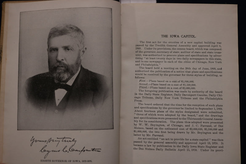 1898 IOWA OFFICIAL REGISTER - HARDCOVER BOOK - K 1771