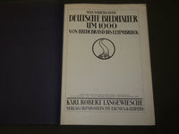 1927 DEUTSCHE BILDHAUER UM 1900 GERMAN BOOK BY HILDEBRAND BIS LEHMBRUCK - J 3675