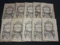 1867 LADIES' REPOSITORY LITERATURE & RELIGION MAGAZINE LOT OF 10 - WR 241H