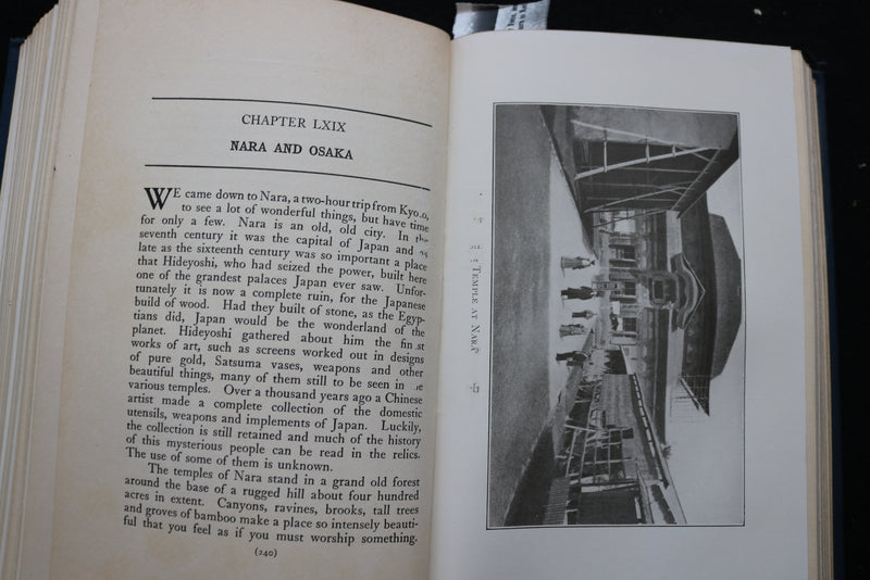 1910 AROUND THE WORLD WITH A BUSINESS MAN HARDCOVER BOOK-LEANDER BIGGER -KD 9466