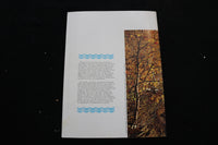1972 AUTUMN WISCONSIN TRAILS MAGAZINE - WATER AND TREES COVER - E 9865