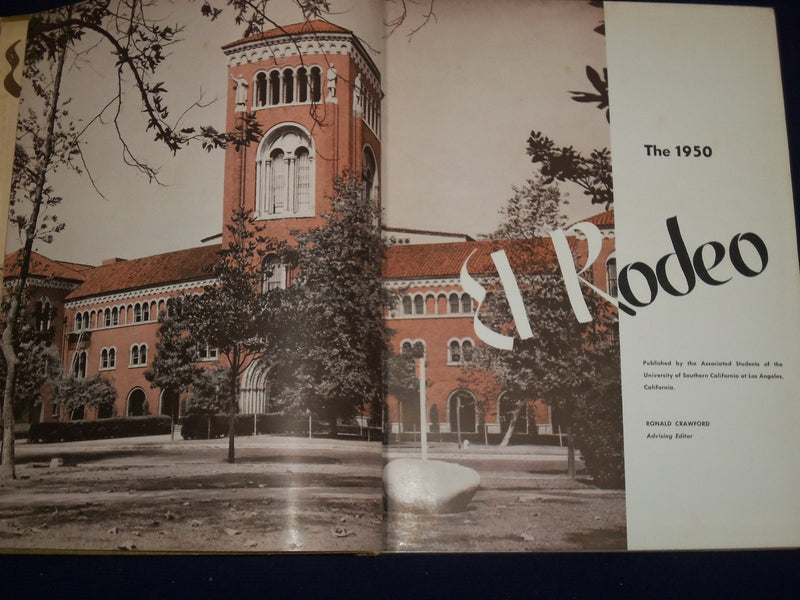 1950 EL RODEO UNIVERSITY OF SOUTHERN CALI YEARBOOK - GIFFORD & SHARMAN - YB 437