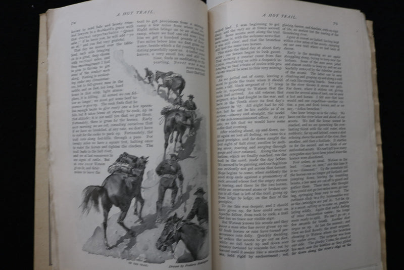 1894 OCTOBER THE COSMOPOLITAN MONTHLY MAGAZINE - REMINGTON - K 2926