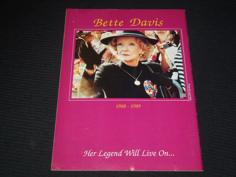 BETTE DAVIS HER LIFE MAGAZINE - OVER 150 PHOTOS NICE FRONT COVER - E 14937