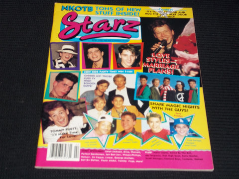 1991 FEBRUARY STARZ MAGAZINE - NEW KIDS ON THE BLOCK FRONT COVER - E 13653