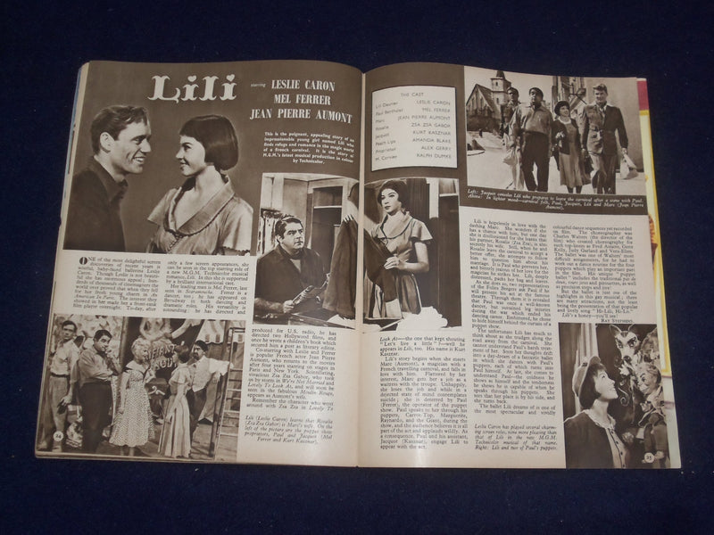 1953 AUGUST FILM REVIEW MAGAZINE - JEAN SIMMONS - STEWART GRANGER - J 9669