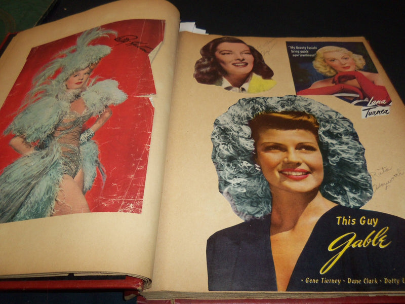 HOLLYWOOD MOVIE STARS SCRAPBOOK - LADD - WILDE - GREAT PHOTOS - 26A