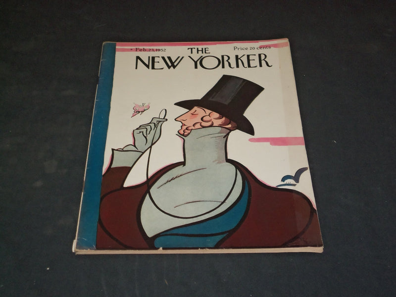 1952 FEBRUARY 23 THE NEW YORKER MAGAZINE - ILLUSTRATED COVER - NY 453