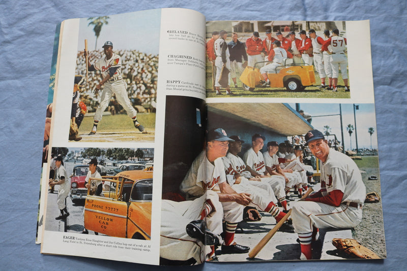 1958 MARCH 3 SPORTS ILLUSTRATED MAGAZINE - 1958 SPRING TRAINING COVER - ST 5505U