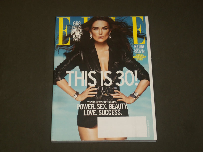 2015 SEPTEMBER ELLE MAGAZINE - KEIRA KNIGHTLEY COVER - B 1808