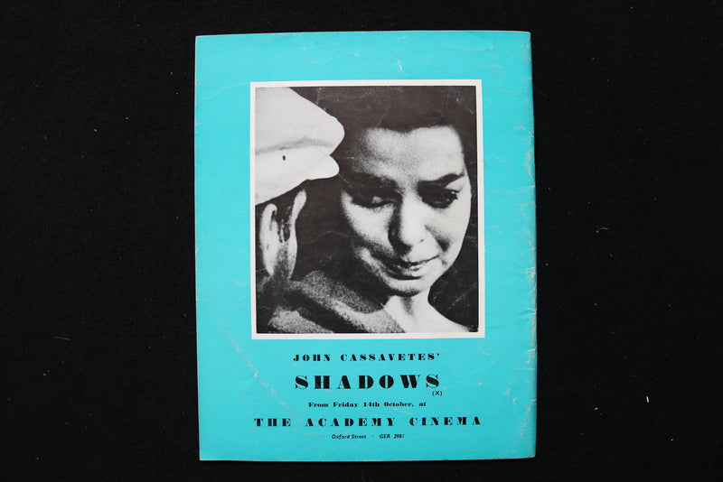 1960 AUTUMN SIGHT AND SOUND MAGAZINE - MARILYN MONROE COVER - E 24350