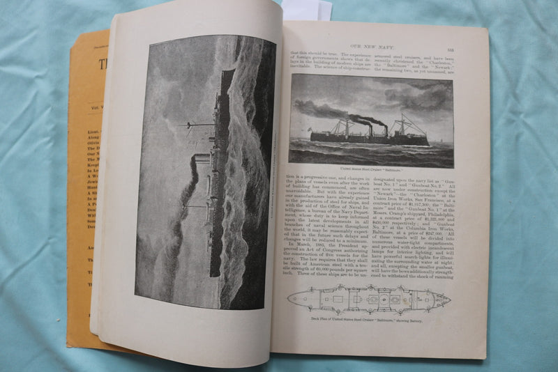 1887 AMERICAN MONTHLY ILLUSTRATED MAGAZINE - LOT OF 2 - K 3287