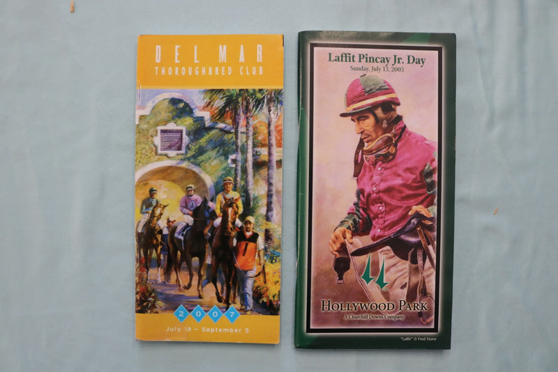 1990-2007 ASSORTED HORSE RACING PROGRAMS - LOT OF 13 - O 3958