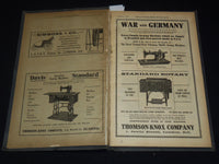1917 JANUARY-DECEMBER PRAM GAZETTE & HIRE TRADERS RECORD BOUND VOLUME - KD 7462B