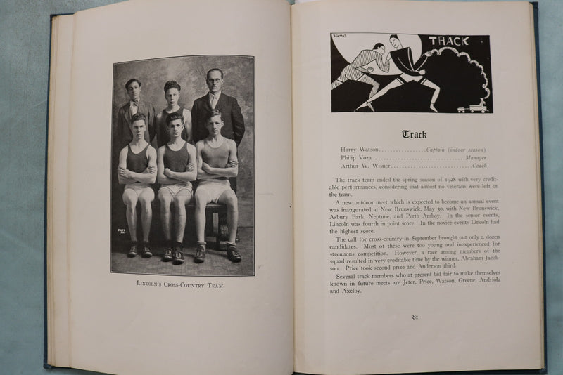 1929 JANUARY THE QUILL LINCOLN HIGH SCHOOL YEARBOOK - JERSEY CITY, NJ - YB 3584