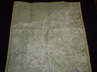 1970'S JACKSON COUNTY OREGON FOLD-OUT ROAD MAP - J 8835