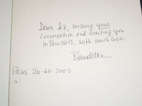 2002 LAGE DE LA CONVERSATION BOOK BY BENEDETTA CRAVERI AUTHOR INSCRIBED- KD 2568
