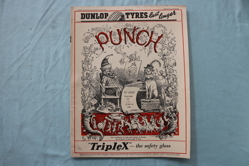 1941 PUNCH MAGAZINE - LOT OF 25 - O 3972