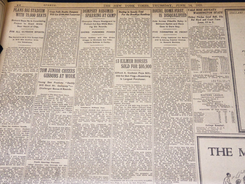 1923 JUNE 14 NEW YORK TIMES - FULLER AND M'GEE BOTH PLEAD GUILTY - NT 8664