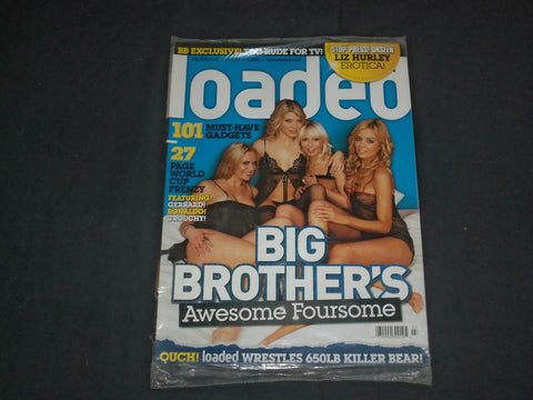 2006 JULY LOADED MAGAZINE - BIG BROTHER'S AWESOME FOURSOME COVER - RC 1198
