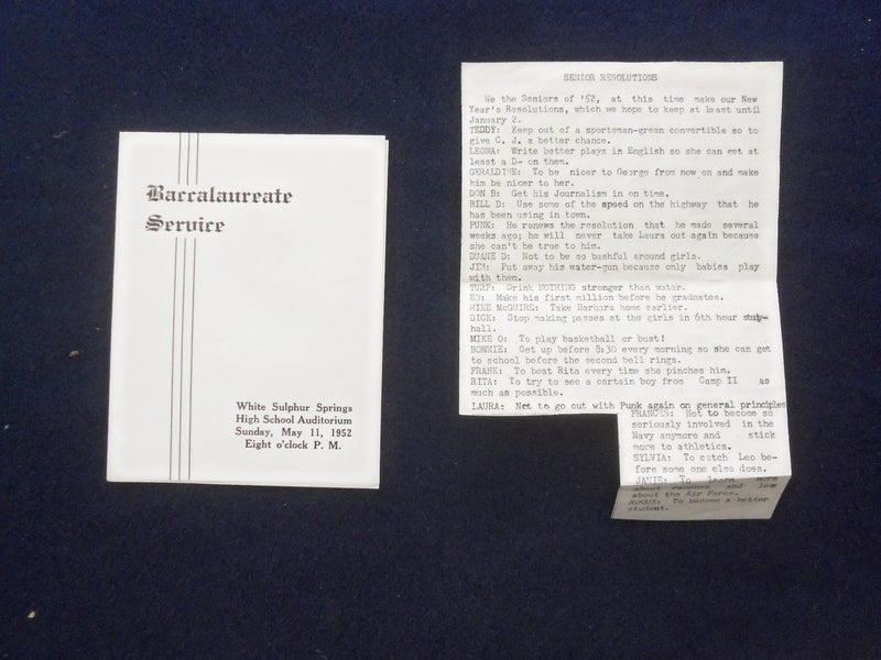1952 THE HORNETS' HIVE WHITE SULPHUR SPRINGS (MT) HIGH SCHOOL YEARBOOK - YB 3223