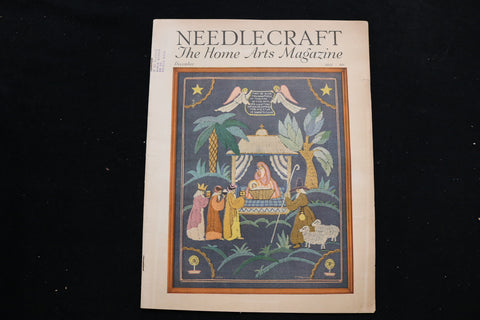 1932 DECEMBER NEEDLECRAFT MAGAZINE - CHRISTMAS SCENES COVER - E 9933