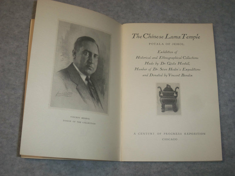 1932 THE CHINESE LAMA TEMPLE POTALA OF JEHOL -FROM CHICAGO WORLD'S FAIR - J 6324