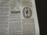 1846 THE DAILY TIMES HARTFORD CONNECTICUT NEWSPAPER LOT OF 2 - NP 2328