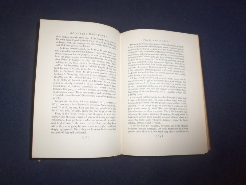 1946 OF MAKING MANY BOOKS HARDCOVER BOOK BY ROGER BURLINGAME - KD 8177