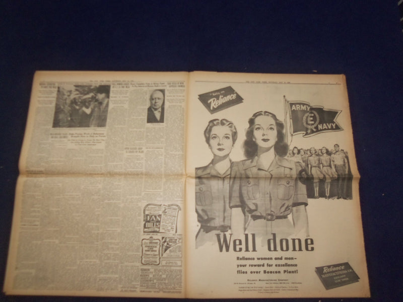 194 MAY 15 NEW YORK TIMES - AMERICANS ON ATTU, BATLE TO OUST JAPANESE - NP 6539