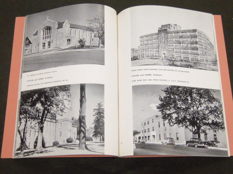1955-1957 AIA WORK OF MARYLAND ARCHITECTS BALTIMORE CHAPTER LOT OF 2 - II 3332