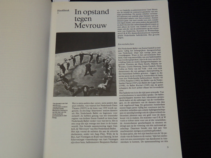 1987 NEDERLANDS DANS THEATRE COOS VERSTEEG HARDCOVER BOOK - DUTCH - KD 5981Q