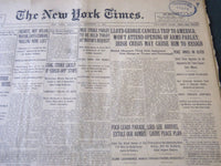 1921 NOVEMBER 2 NEW YORK TIMES - LLOYD GEORGE CANCELS TRIP TO AMERICA - NT 6147